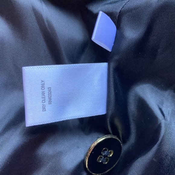 New York & Company Tweed Black Trim Multicolor Jacket With Silver Threads sz XS - Picture 12 of 13